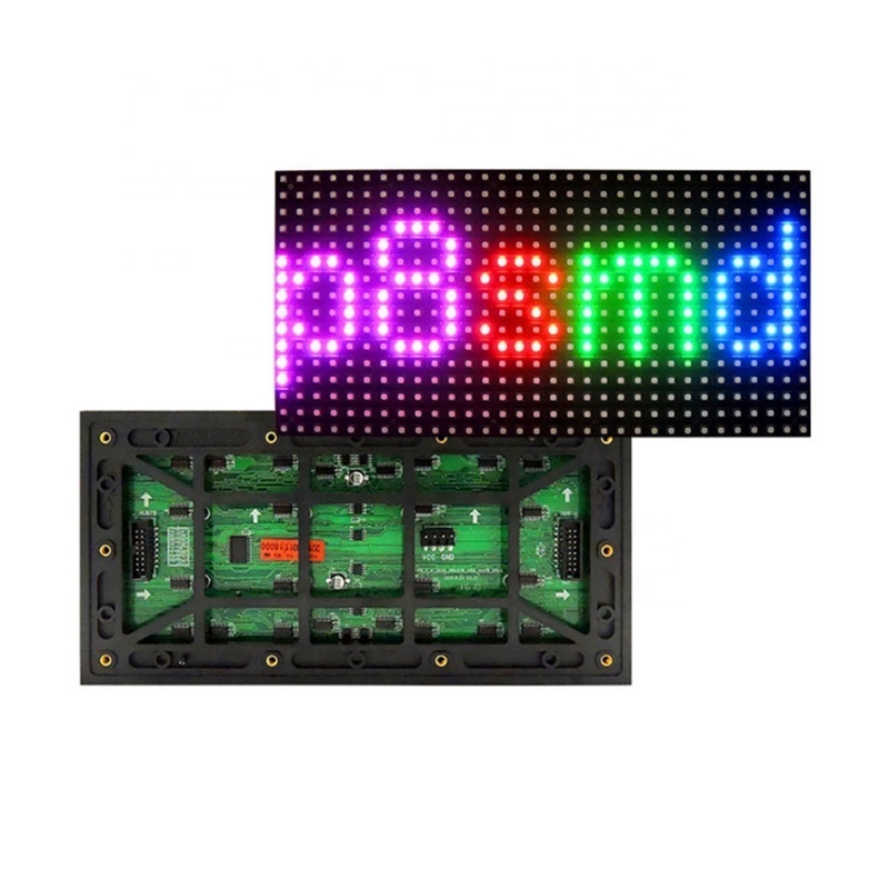 Waterproof led video wall  led rgb panels hub75 led display module led 8mm pixel module 320*160mm rgb led panel video