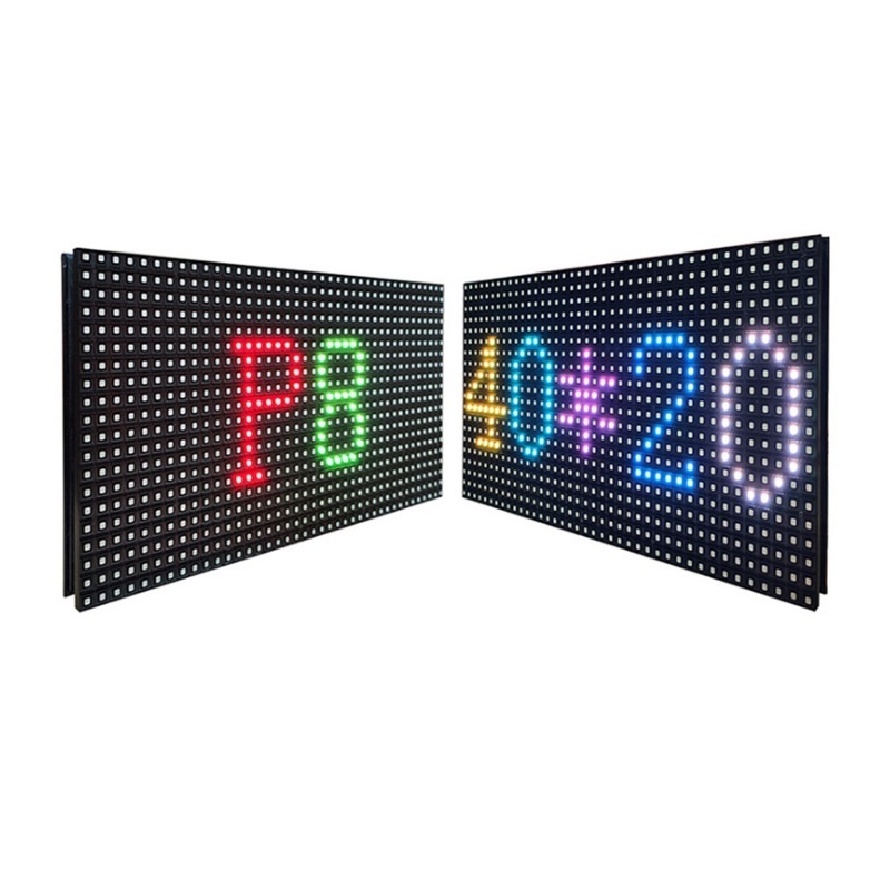 Waterproof led video wall  led rgb panels hub75 led display module led 8mm pixel module 320*160mm rgb led panel video