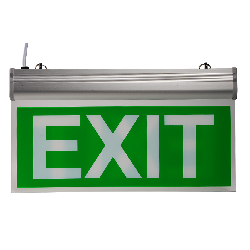 Hot Selling 3H Emergency Time Customized Letter Color Emergency Light Exit Sign