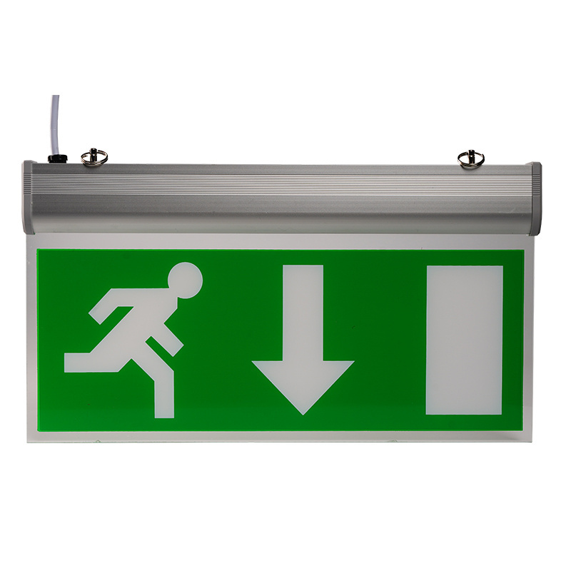 Hot Selling 3H Emergency Time Customized Letter Color Emergency Light Exit Sign