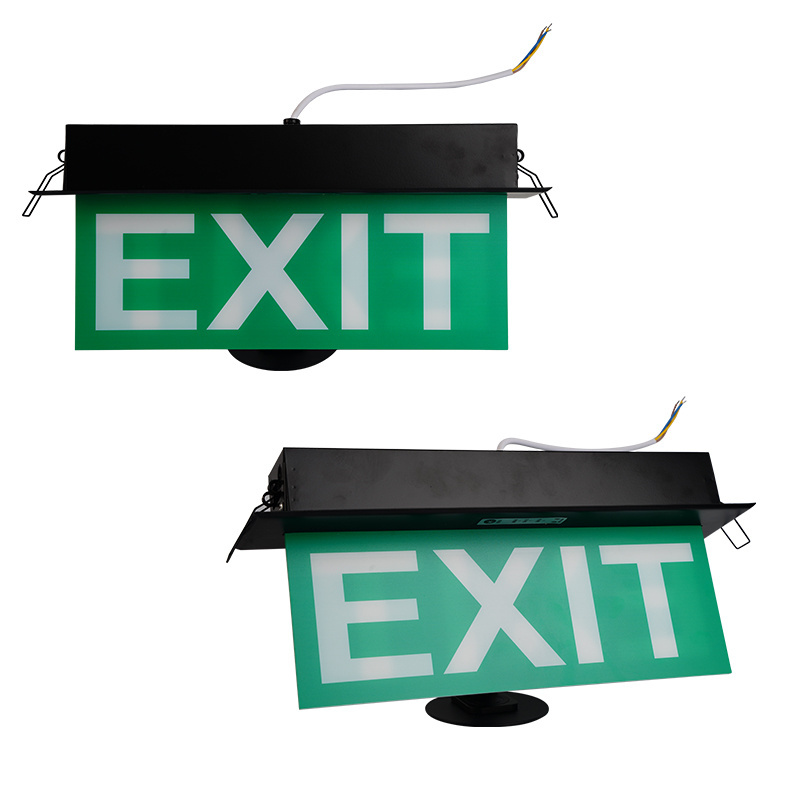 Low Energy 800Mah Ni-Cd Battery F5 Led Light Source Emergency Light Exit Sign