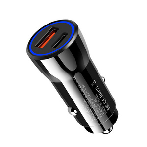 PD20W QC3.0 18W Dual 2 port 12V Quick Mobile Phone Universal Fast charger Factory Portable USB car charger