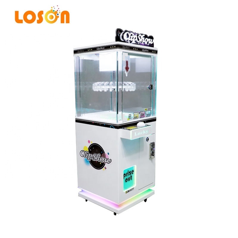 High Quality Arcade Crane Magic For Fun Clip Gift Clamp Prize Claw Toy Vending Coin Operated Game Machine