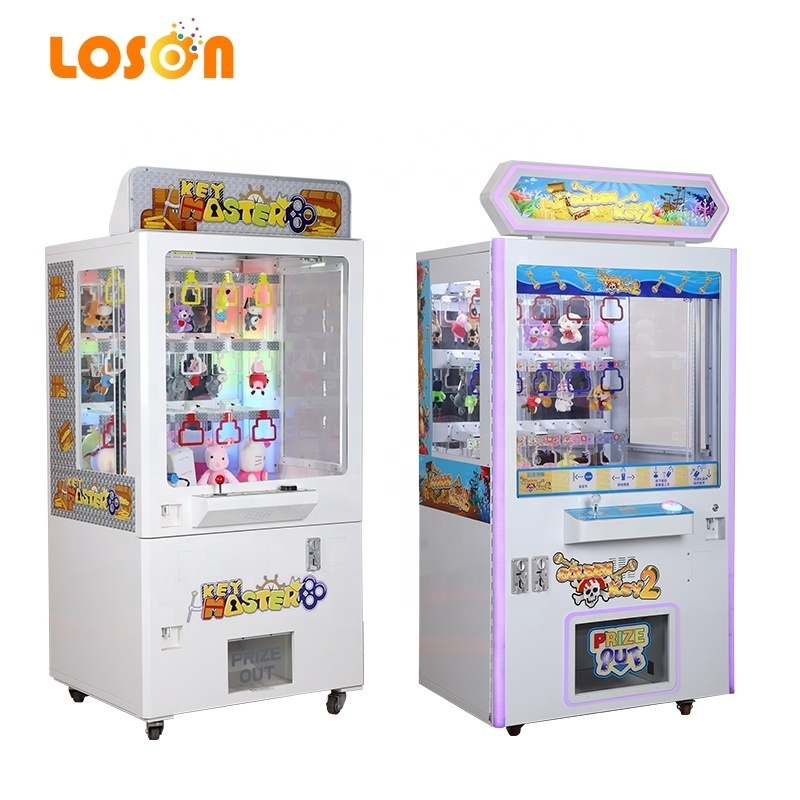 Earn money coin operated 15 holes stacker arcade kit mini shoe claw golden vending key master game machine with bill acceptor