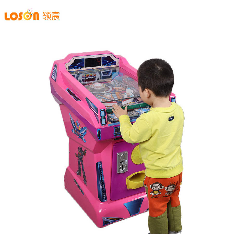 Popular Indoor Coin Operated Marble Shooting Electronic Virtual Mini Pinball Redempation Arcade Game Amusement Machines