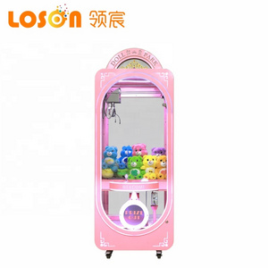 indoor custom arcade products bill acceptor crane claw machine plush toys plush coin operated games