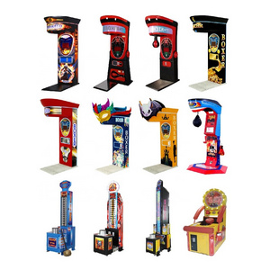 New kickboxer Coin operated kick electronic training vending arcade game  bag punching machines  boxing for entertainment center