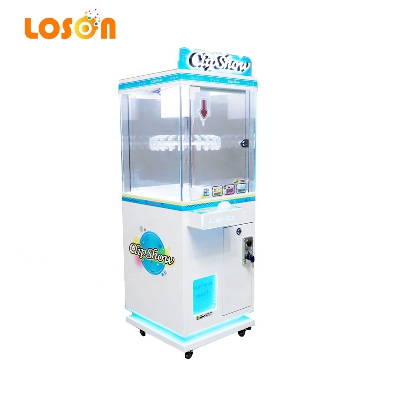 High Quality Arcade Crane Magic For Fun Clip Gift Clamp Prize Claw Toy Vending Coin Operated Game Machine