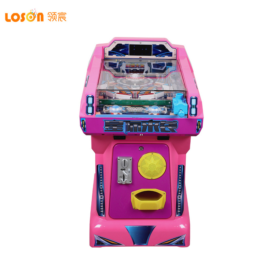 Popular Indoor Coin Operated Marble Shooting Electronic Virtual Mini Pinball Redempation Arcade Game Amusement Machines