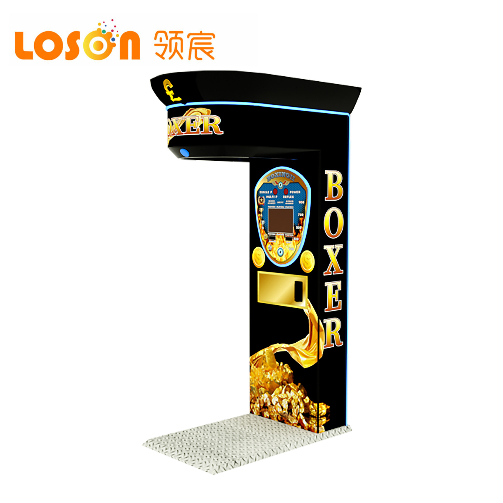 ultimate electric indoor amusement sport punching force pad training boxing coin operated arcade game machines