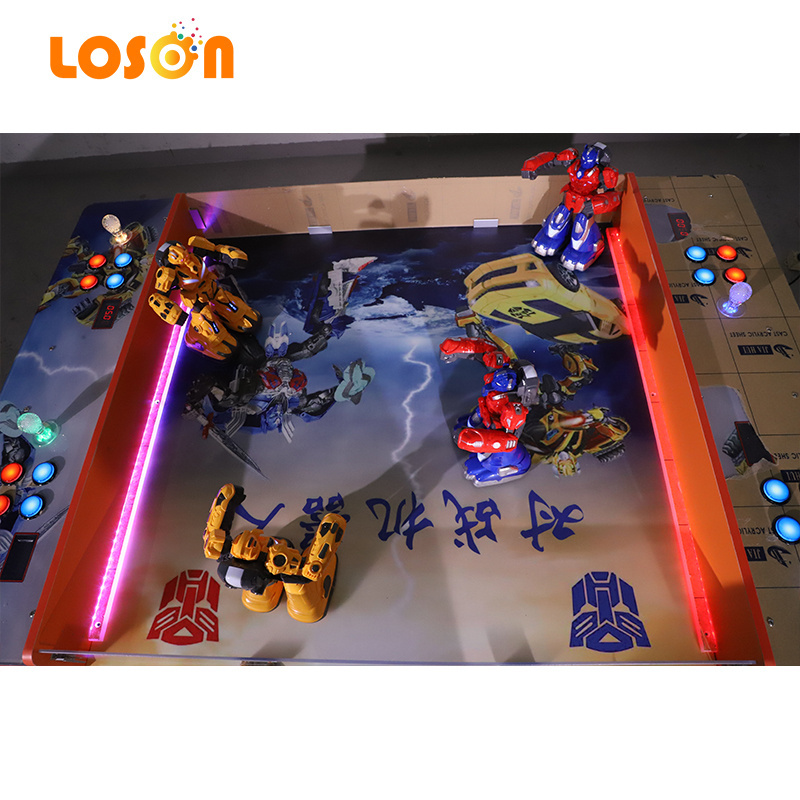 High Quality children Coin Operated Mini Arcade double players Amusement park Air Robot fighting game machine