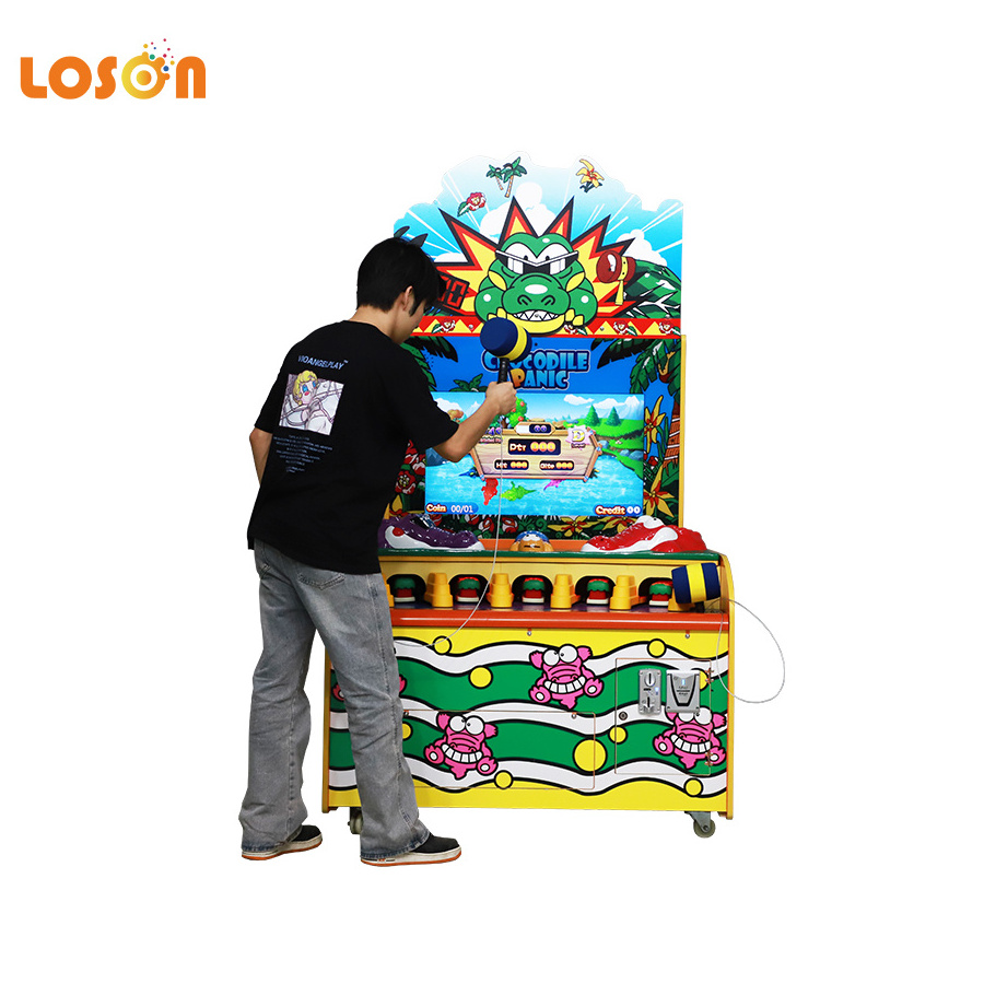 High Quality indoor Beat Whack a mole Hammer Hitting stick children mega coin operated arcade game machines