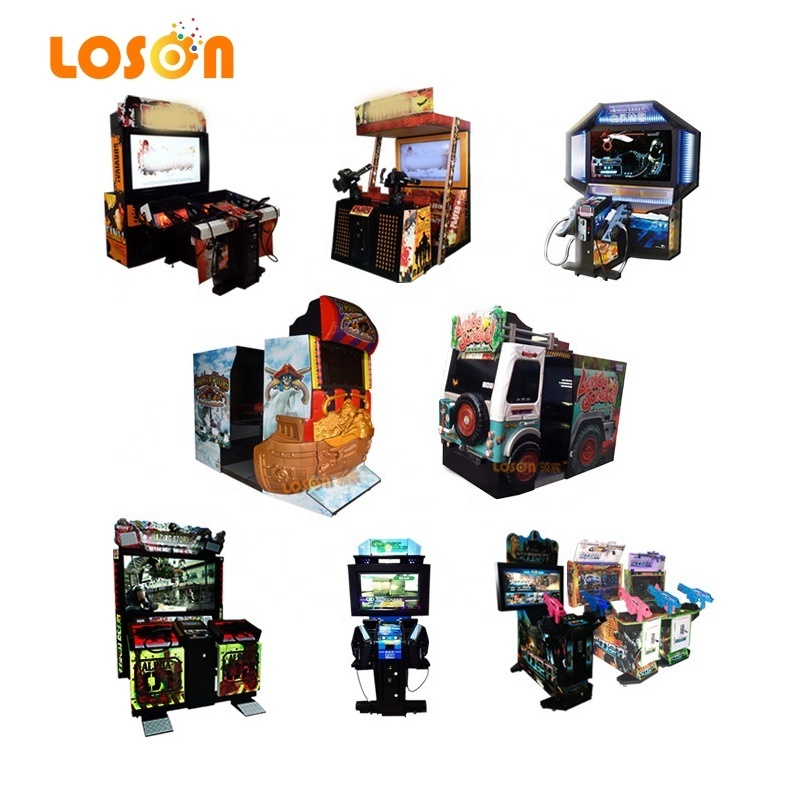 Indoor Double Players the House of the Dead 3 4 Simulator 4d Gun Shooting Arcade Game Coin Machine