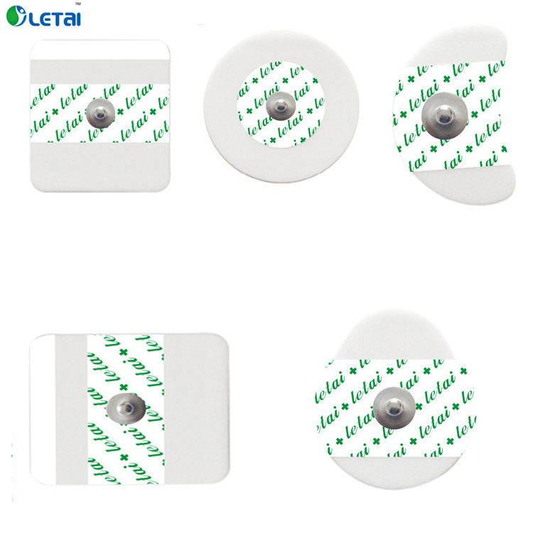 Medical disposable products ISO marked PE foam backed disposable ECG electrodes