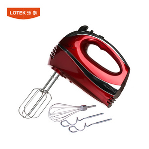 household 2 s/s beaters electric manual hand mixer with dough hooks flat beater