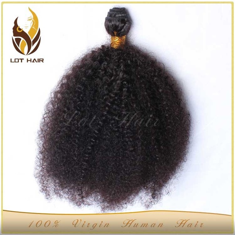 Top quality unprocessed afro kinky hair extension, natural curly hair extensions, virgin Brazilian afro kinky human hair