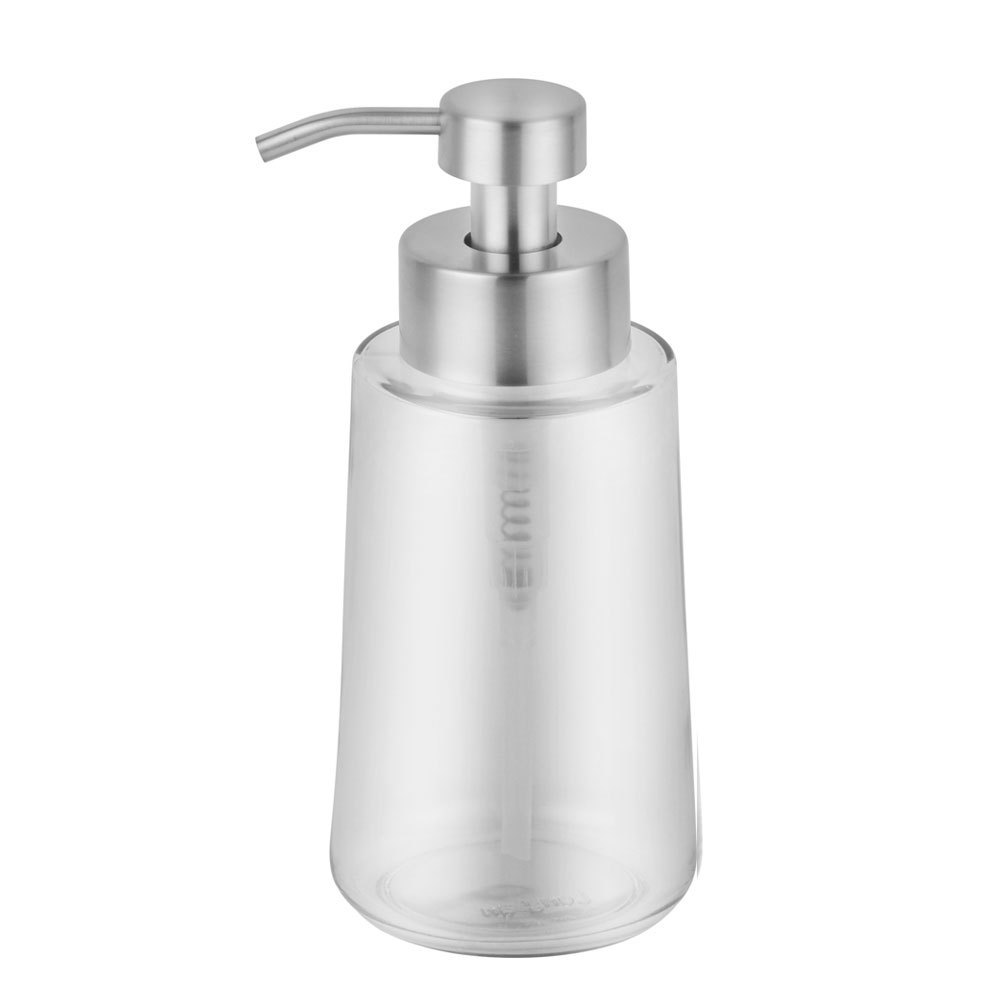 Hot Selling Wholesale Modern Style Glass Soap Dispenser With 304 Rust Proof Stainless Steel Soap Pump Soap Dispenser