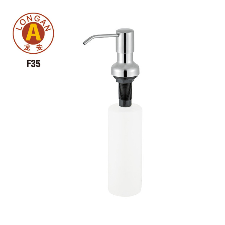 Customized Kitchen Sink Dispenser Large Capacity 500ml Bottle Kitchen faucet under Sink Soap Dispenser Manufacturer in Ch