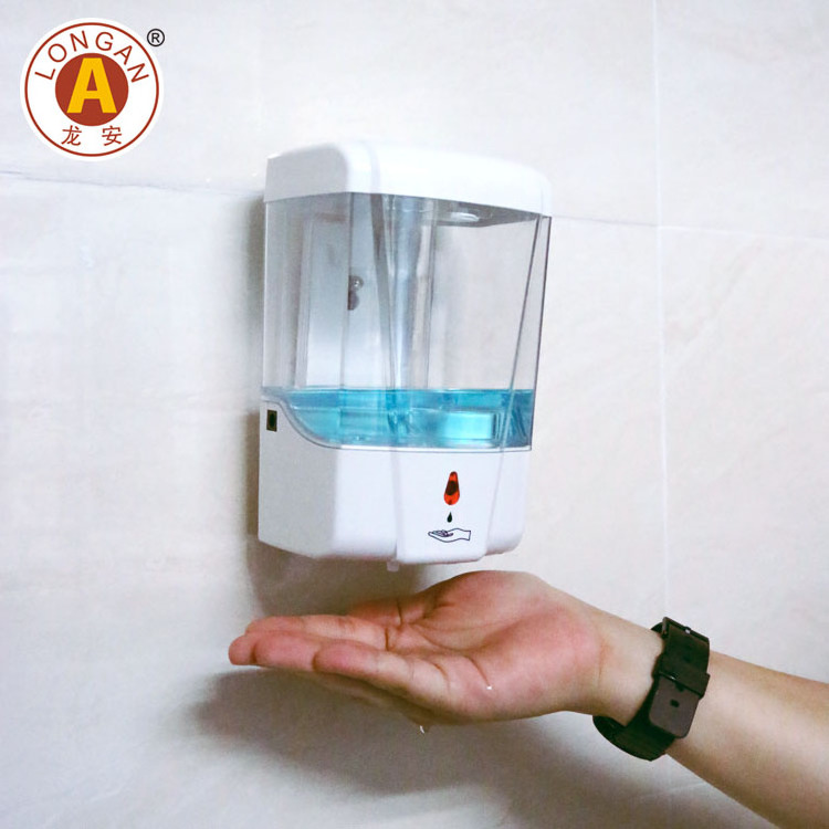 Hot Sale Battery Operated Contactless Hand Sanitizer Alcohol Dispenser Antibacterial Automatic Gel Dispenser At Good Price