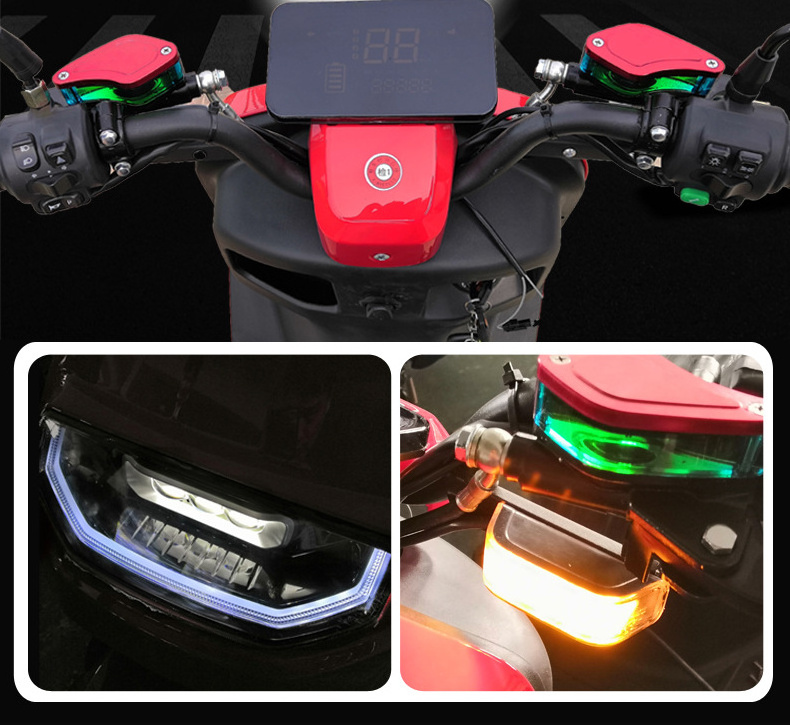 Wholesale electric motorcycle Pro 2000W 60V electric moped adult 45 miles electric trike motorcycle