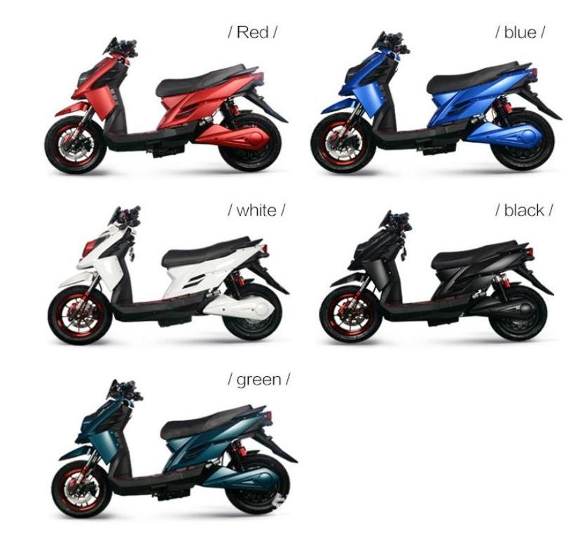 Latest Model Electric Moped Retro Motorbike High Speed 50km/h Electric Scooter EU Warehouse Electric Motorcycle Adult Scooter