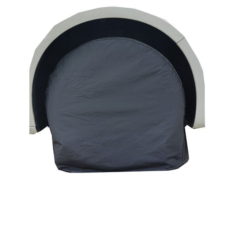 250gsm PVC and Cotton material 100% waterproof UV protection  Tire Cover for RV wheels