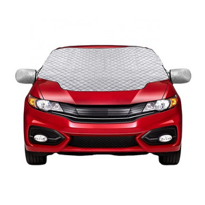 All Seasons Fabric Windscreen Sun Shade Snow Protector Four Layers Car Windshield Cover