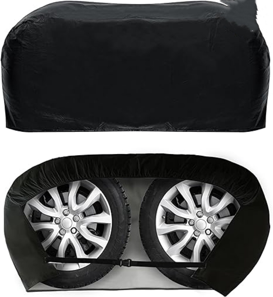 High Quality RV Tire Cover 280gsm Waterproof Car Wheel Cover UV Protection RV Waterproof Double Tire Cover