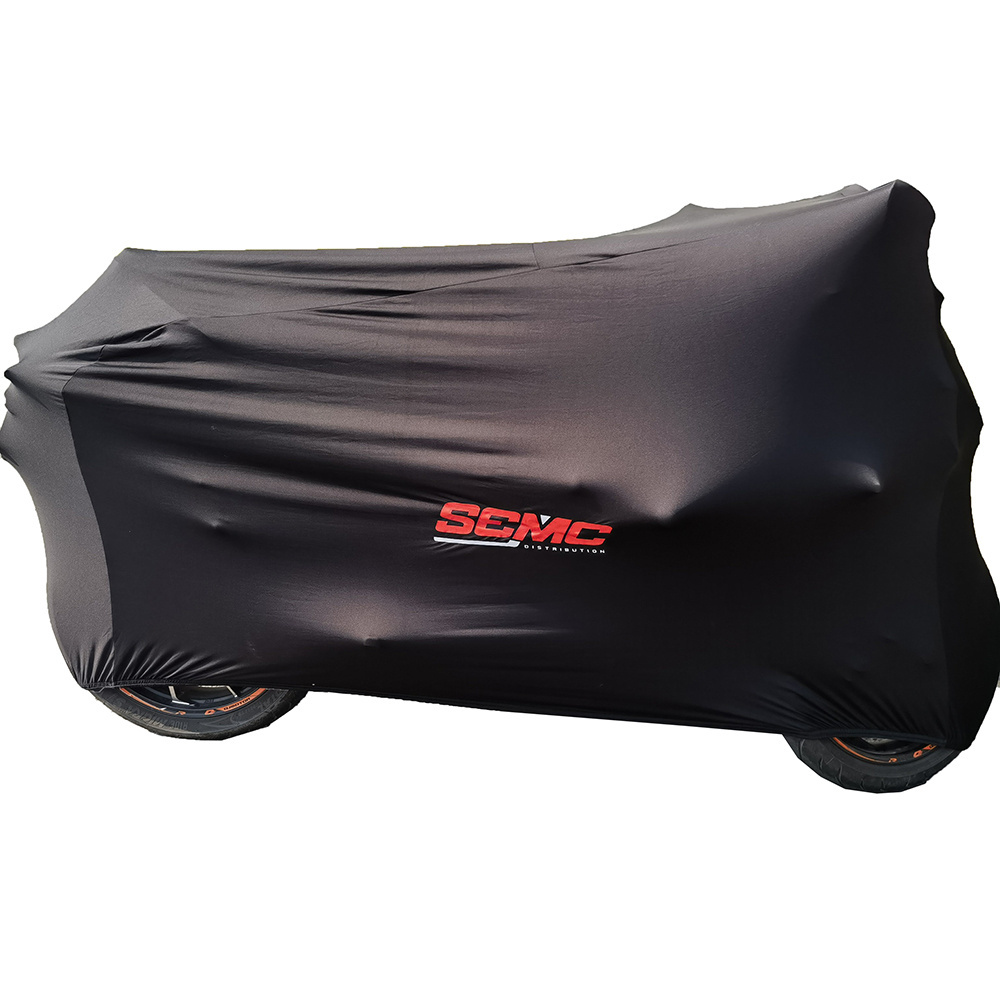 Breathable 4 Way Stretch Protective Motorcycle Cover Underground Motorcycle Garage Cover