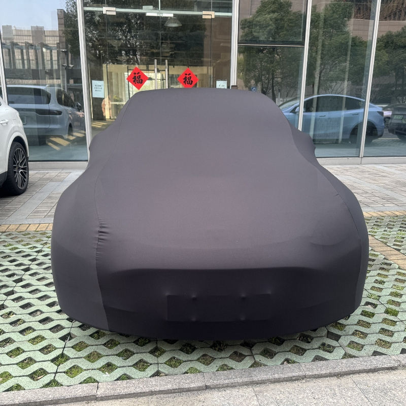 High Quality Garage Car Cover Retractable Stretch Dustproof Indoor Car Cover with Soft Touch Surface