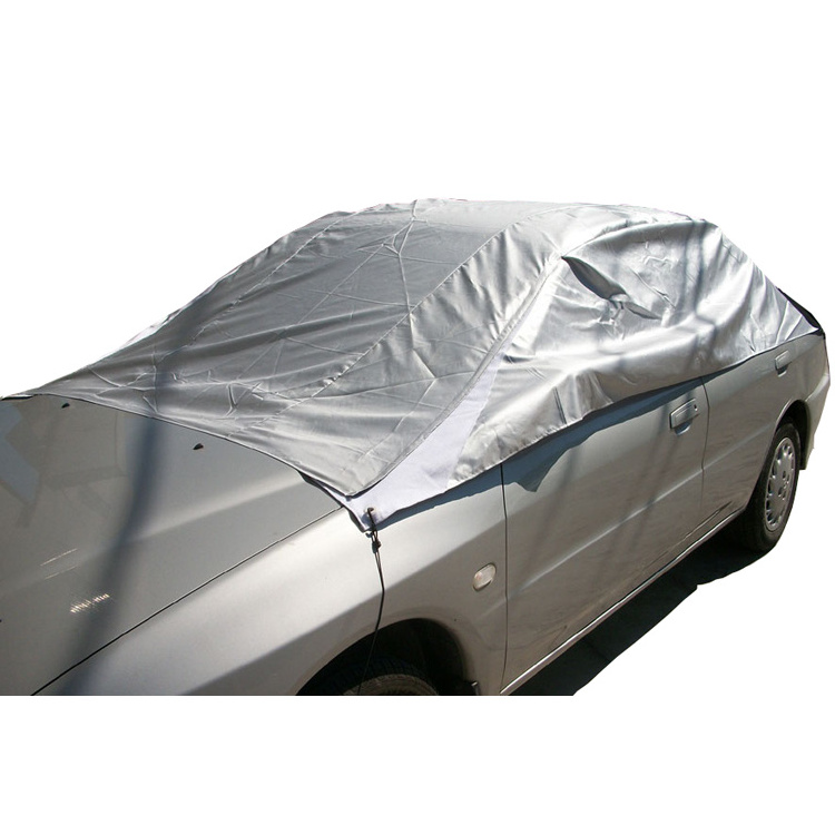 2024 Hot Selling Car Cover Half Cover Rain Protection Sun Protection Heat Insulation Half Top Car Cover