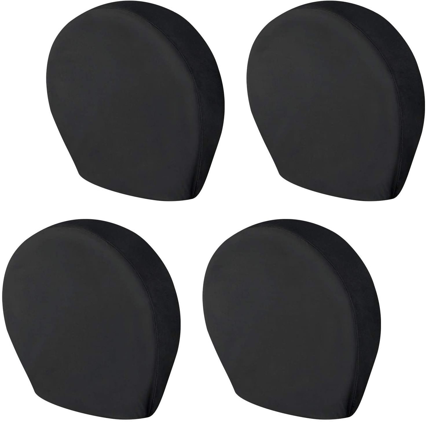 4 Pack Heavy Duty 600D Oxford Windproof Water UV-resistant Non-scratch  RV  Tire Cover