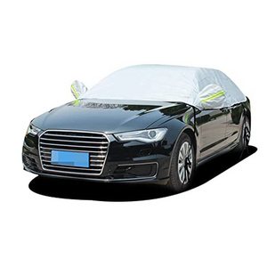 2024 Hot Selling Car Cover Half Cover Rain Protection Sun Protection Heat Insulation Half Top Car Cover