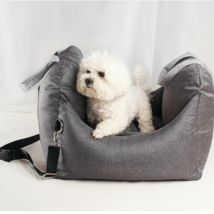 Washable Soft Dog Booster Car Seat for Small Dogs Carseats with Storage Pockets Travel Carrier Bed