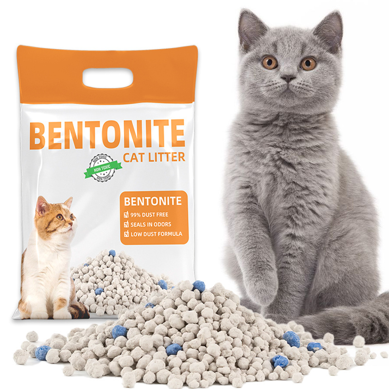 Bulk Wholesale 5l OEM ODM Cat Litter Manufacturer Mixed Bentonite Cat Litter