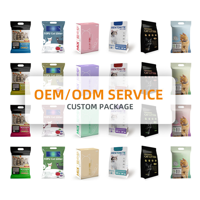 Bulk Wholesale 5l OEM ODM Cat Litter Manufacturer Mixed Bentonite Cat Litter