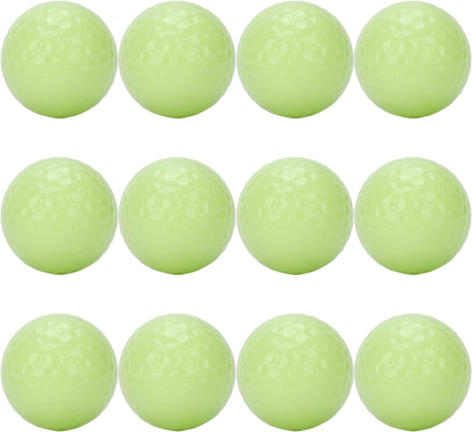 Tournament Fluorescent Bright Golf Luminous Ball Glowing in The Dark Golf Ball