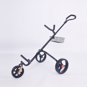 Top 3 Wheel Adjustable Golf Steel Rental Trolley