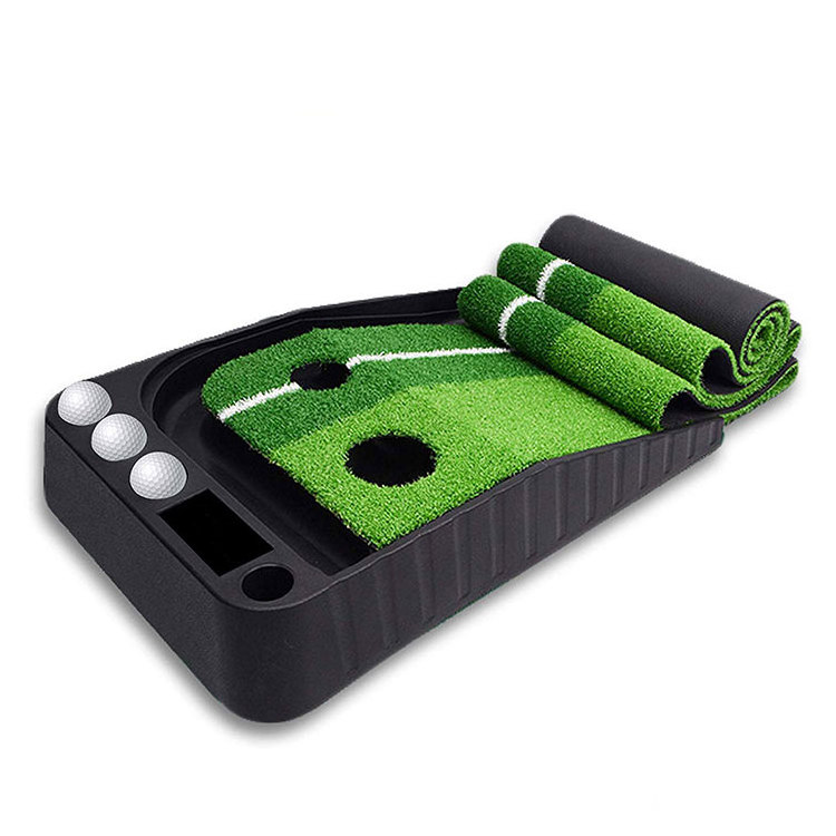 Hot Sale Indoor Mini Golf  Course Putting Mat Custom Golf Putting Mat