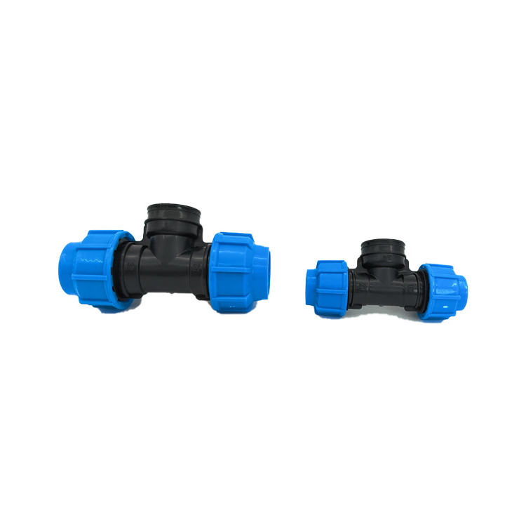 pp water pipe joint with internal thread tee joint strength