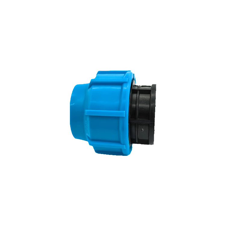 HDPE Pipe PN16 compression fittings plastic Pipe end cap