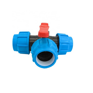 1" Npt 1/2 To 1/4 Ro Water Filter Tee Female 3 Way Y Shaped Ball Valve