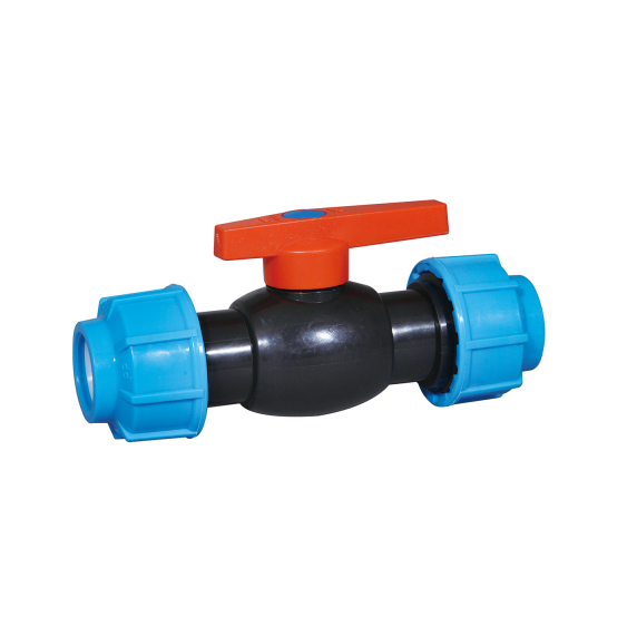 quick connect pipe fittings Irrigation HDPE PP compression fittings PE plastic drip irrigation ball valve