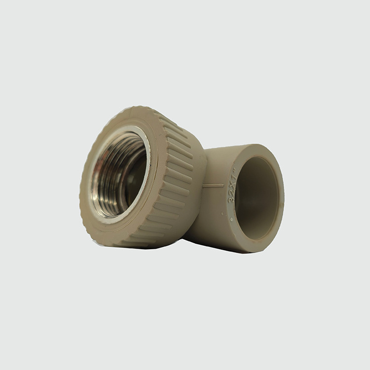 Selling Price PN25 union 15mm manufacturer plastic pvc ppr pipe transition insert Water PPR Fitting Elbow