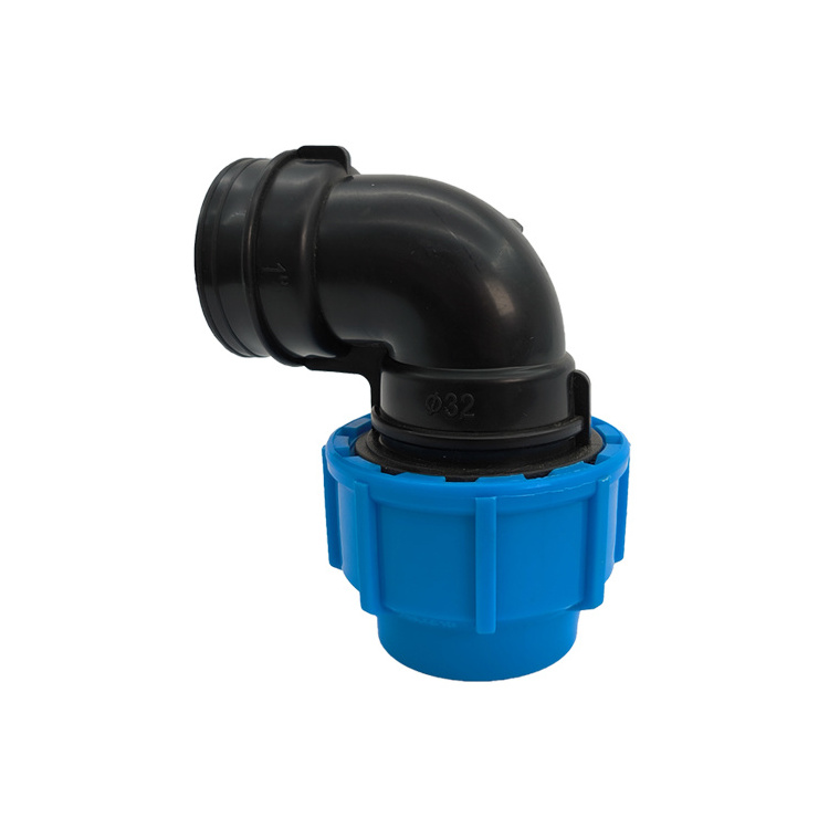 Plastic water pipe elbow fittings plumbing material ppr female elbow connector for sale