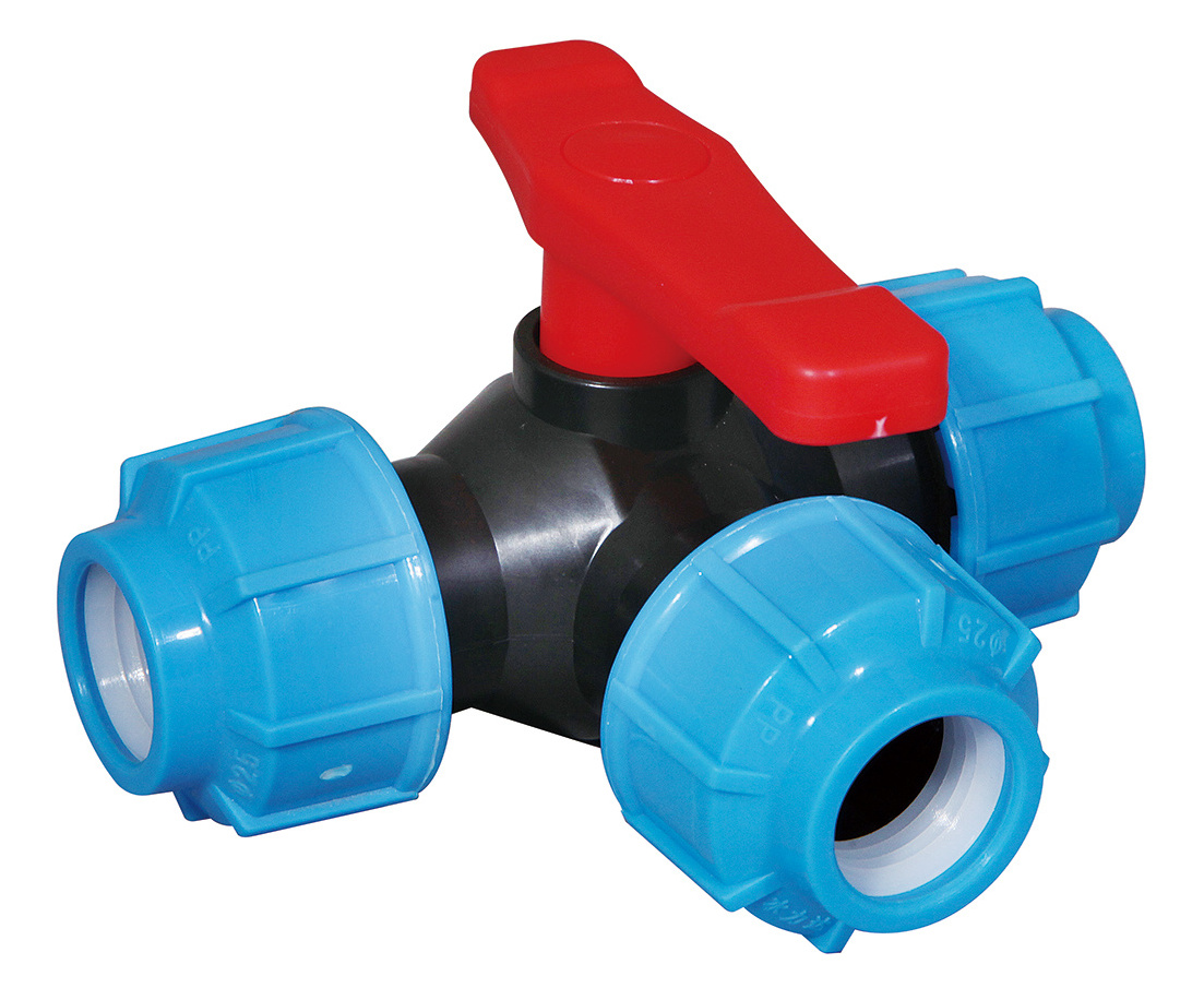 2023 the best product Drip irrigation hdpe pipe fitting water and upvc cpvc pipe green pp compression fitting in China