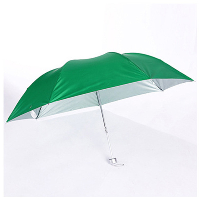 Promotion Wholesale Factory Price Cheap 3 Fold Silver Coating Umbrella