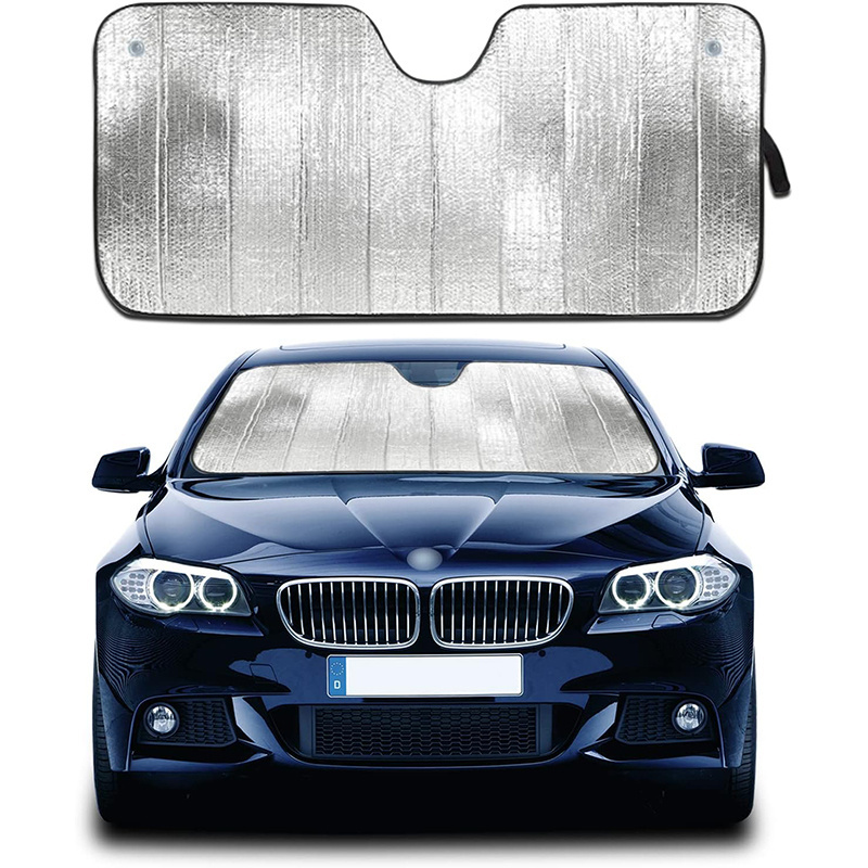 Customized Logo Car Sunshade Truck SUV-Blocks UV Rays Folding Customized Car Sun Visor Protector Front Windshield Sun Shade