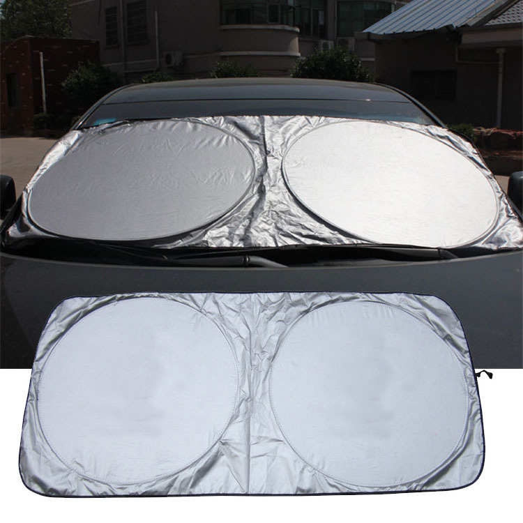 Top Quality Cheap Custom Printing Promotion Front Side Window  Windshield Car Sun Shades Sunshade for Car