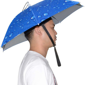 Umbrella Hat 25 inch Hands Free Umbrella Cap for Adults and Kids